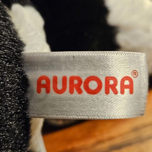 Aurora Buster the Boston Terrier Dog 12" Flopsie Plush Stuffed Animal Toy - Picture 4 of 11